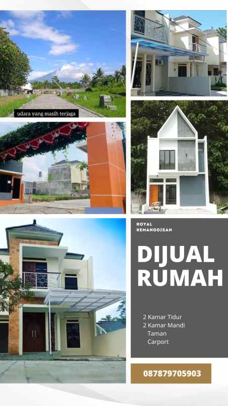 rumah 2 lantai lokasi magelang dekat sma tn