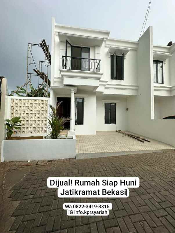 rumah 2 lantai siap huni cluster jatikramat bekasi