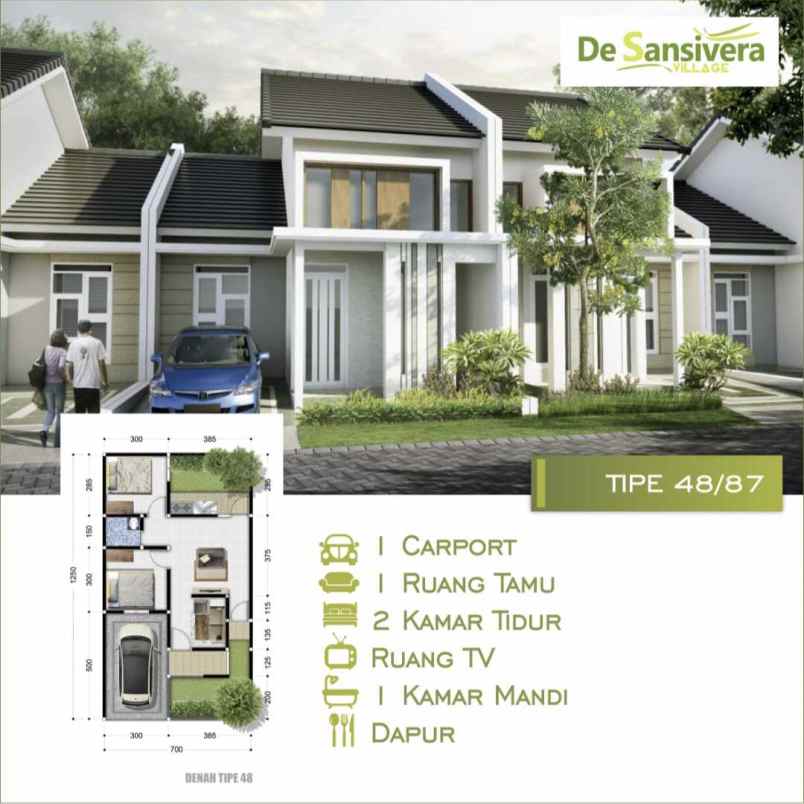 rumah baru modern minimalis di ponorogo