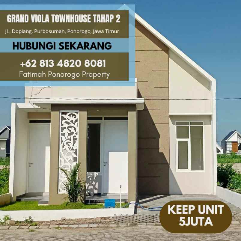 rumah baru syariah di ponorogo kota