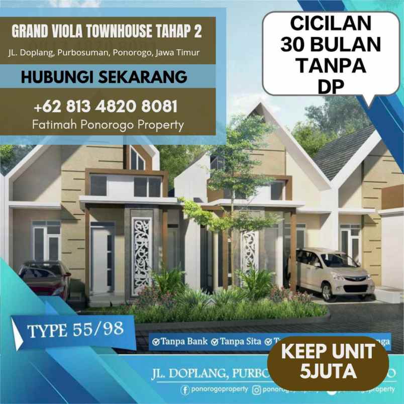 rumah baru syariah di ponorogo kota