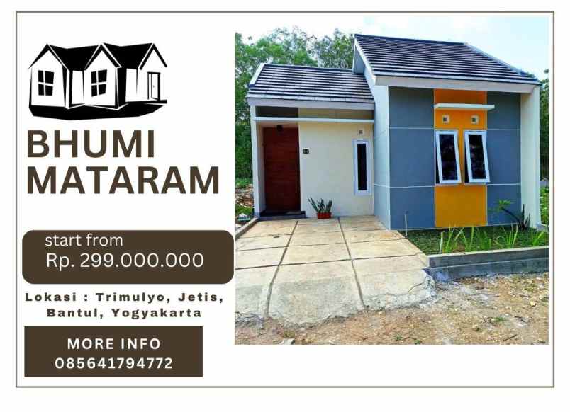 rumah cantik dan nyaman di bantul yogyakarta