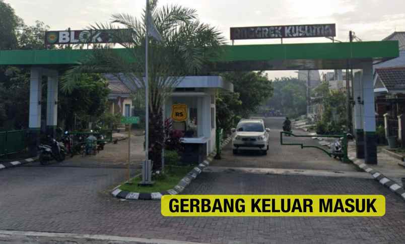 rumah cluster bumi anggrek hadap taman 120m 85m