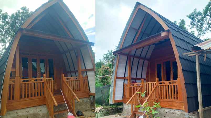 rumah lumbung kayu 24 meter