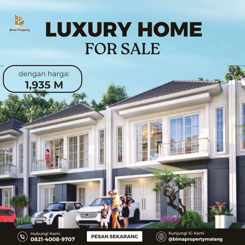 rumah mewah elegant for sale kota malang