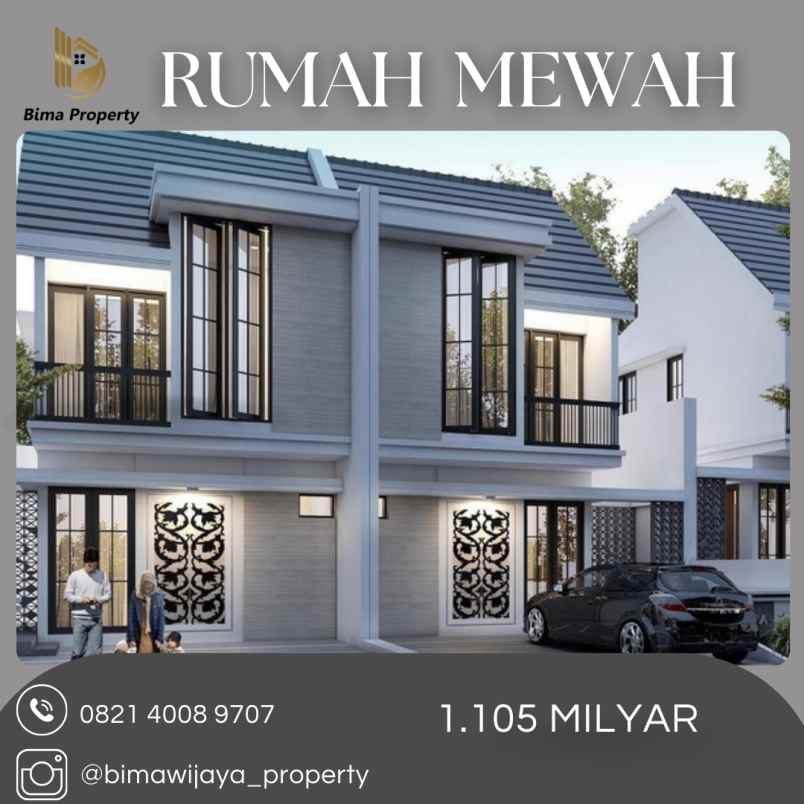 rumah mewah nuansa villa