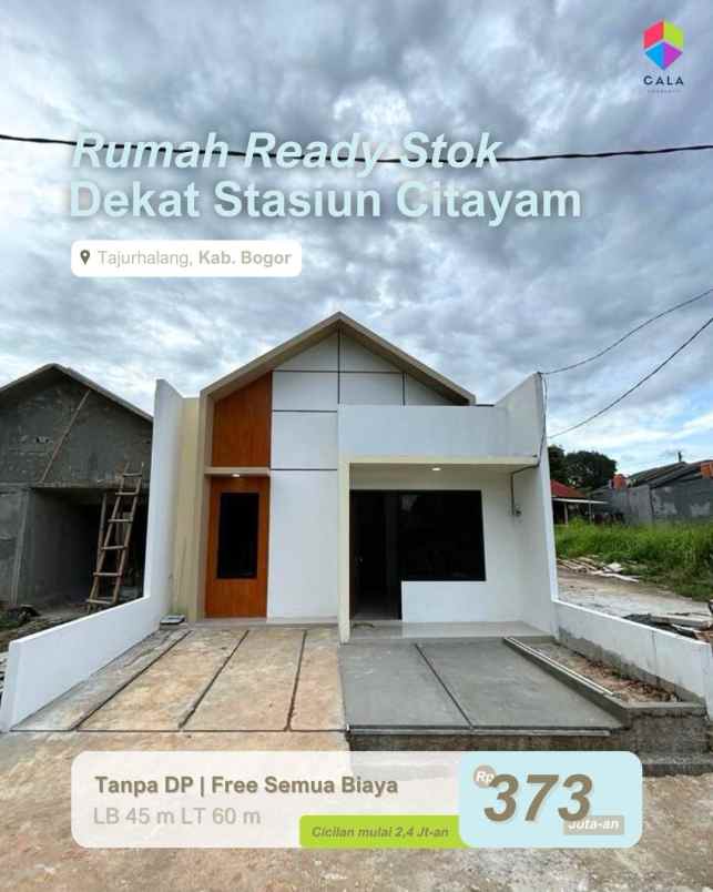 rumah mewah siap hunj dekat stasiun citayam