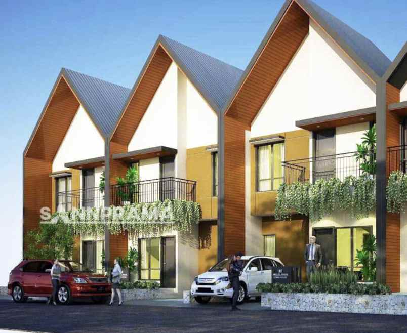 rumah milenial scandinavian 2 lantai harga 600 jutaan