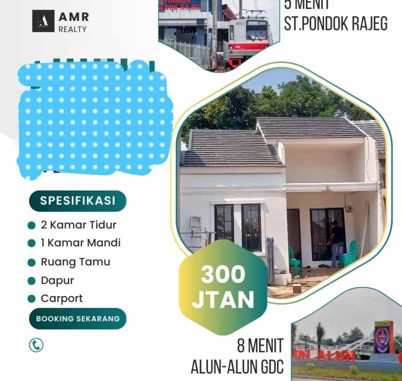 rumah minimalis di depok cash kpr