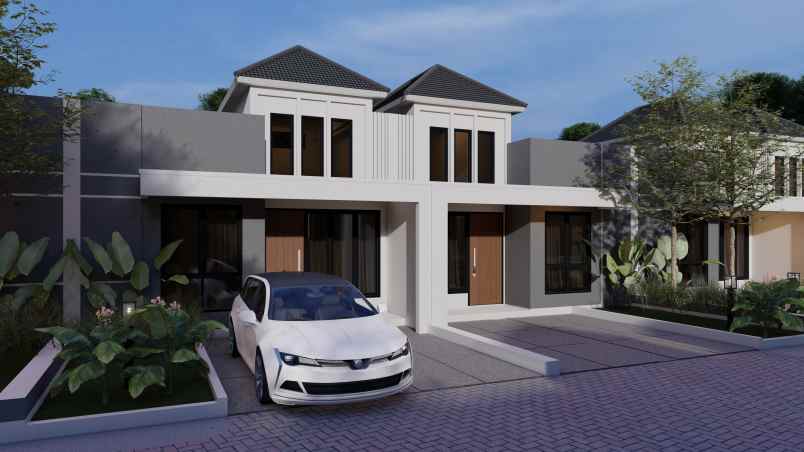 rumah minimalis modern di pusat kota sidoarjo