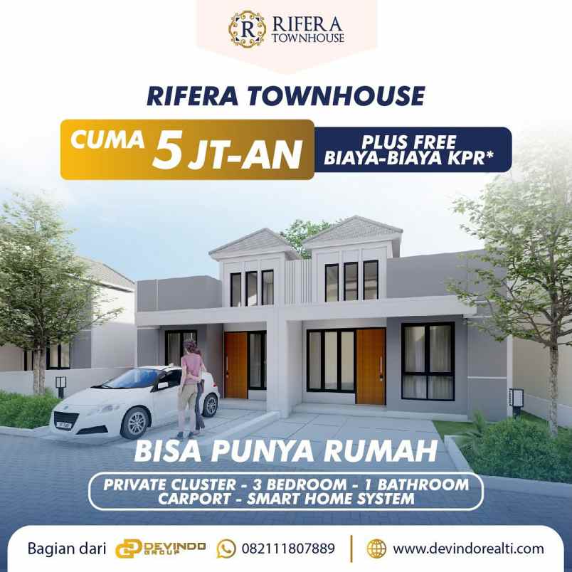 rumah minimalis modern di pusat kota sidoarjo