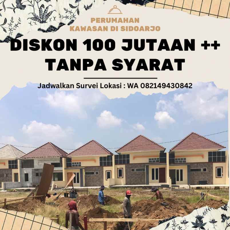 rumah modern dengan diskon 100 juta tanpa syarat