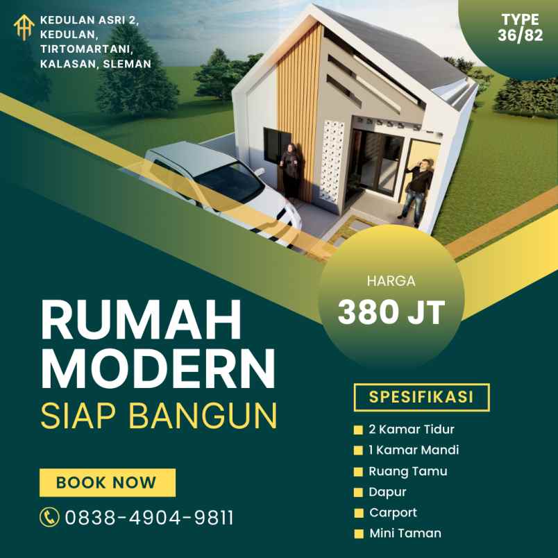 rumah modern tirtomartani siap bangun