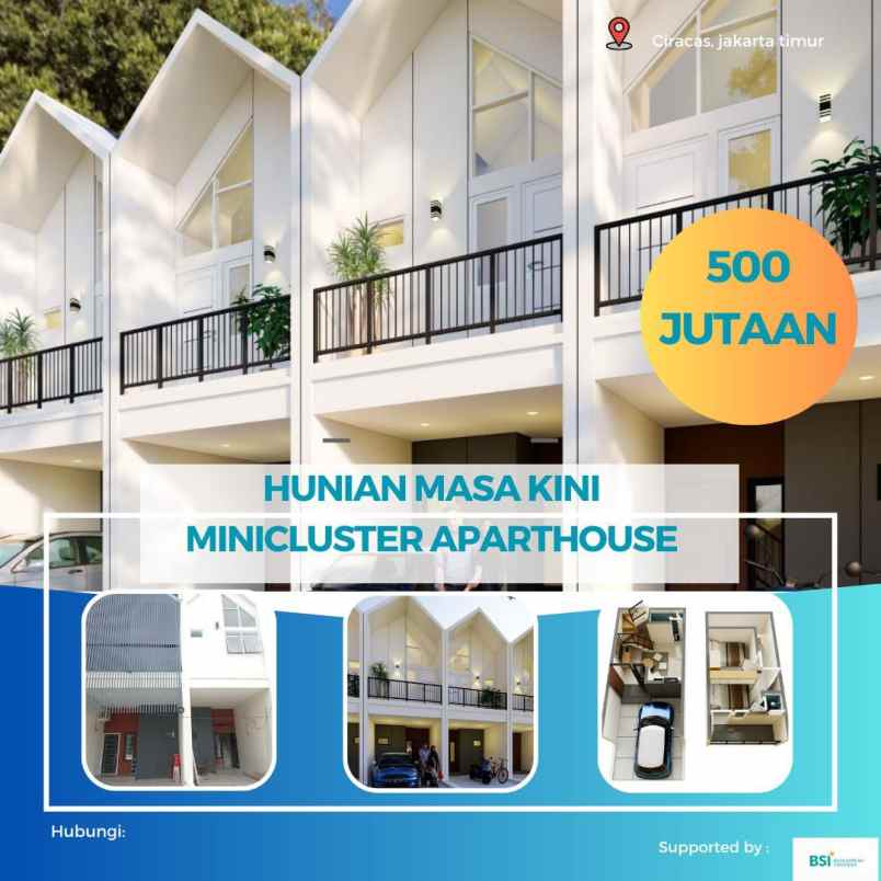 rumah murah di kota jakarta timur free shm