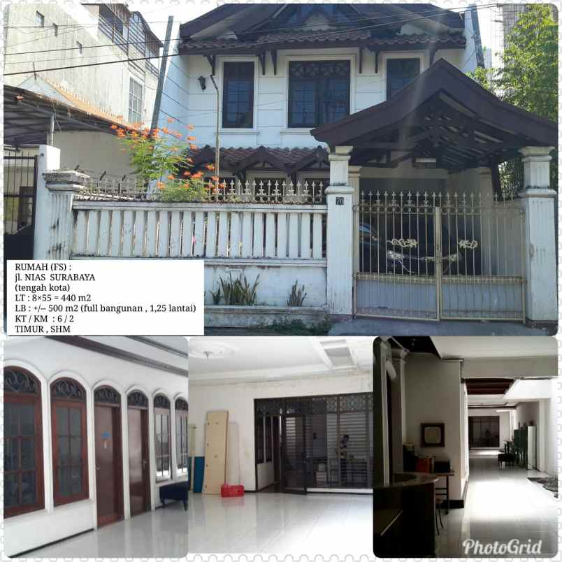 rumah murah jual jalan nias surabaya