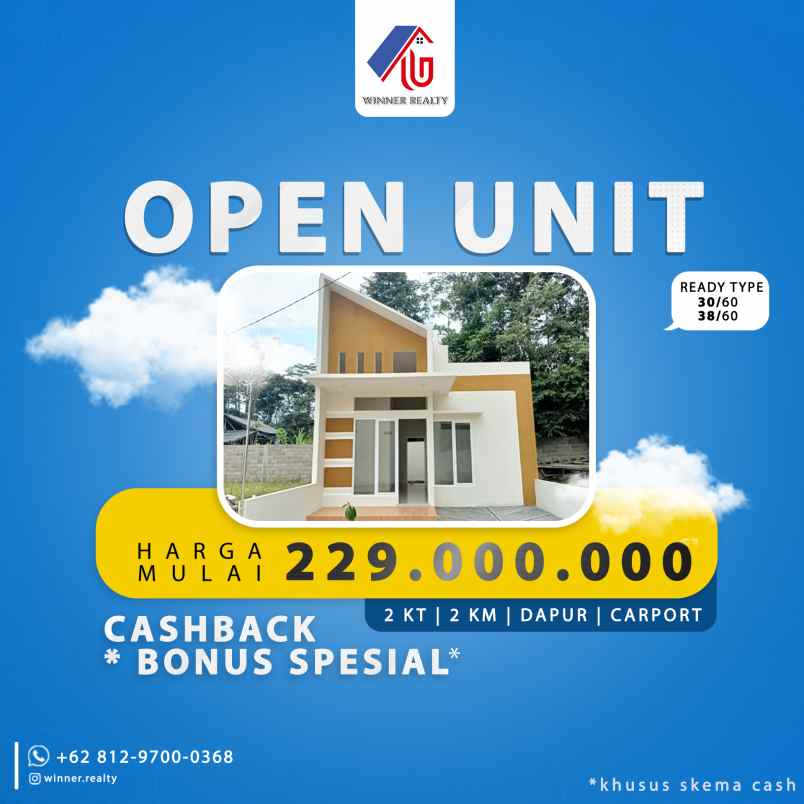 rumah ready unit tlogowaru malang