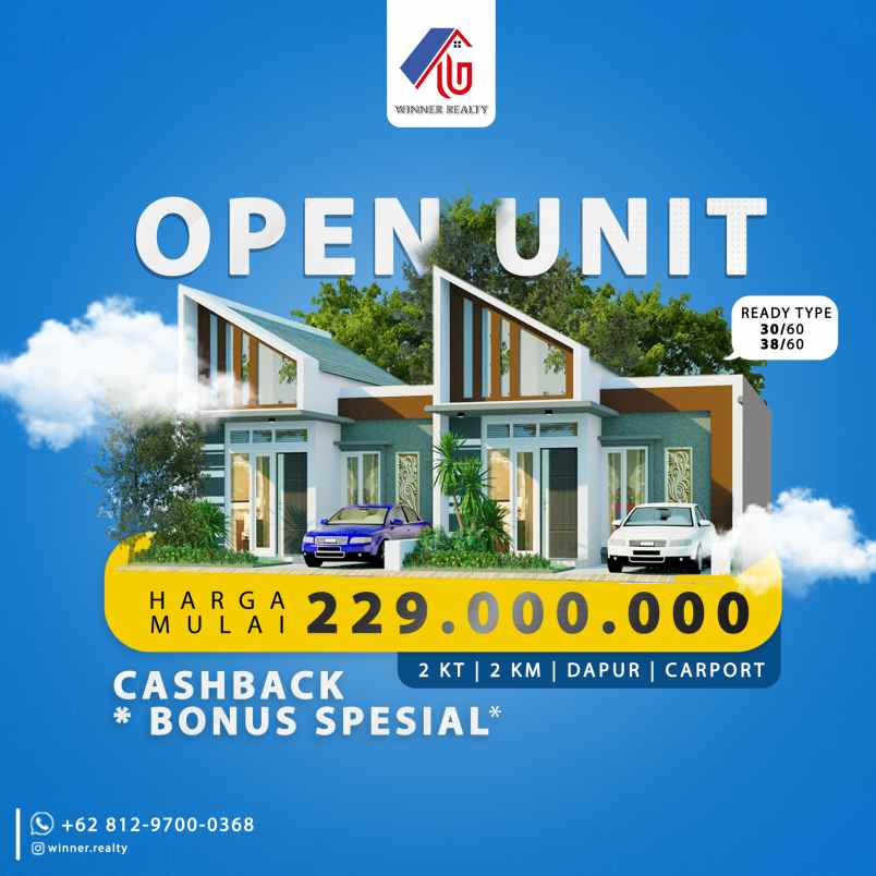 rumah ready unit tlogowaru malang