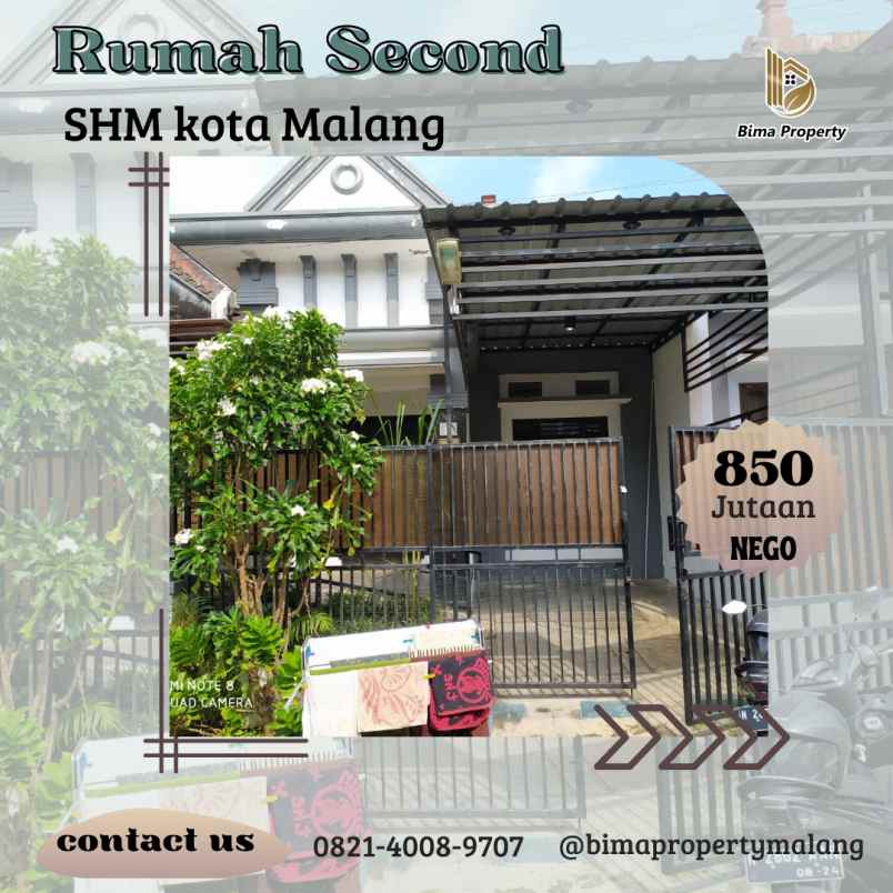 rumah second shm di malang