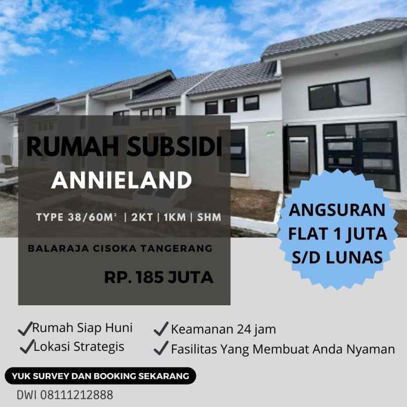 rumah subsidi harga terjangkau di tangerang