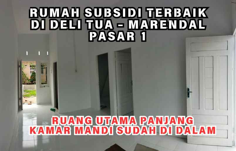 rumah subsidi terbaik dideli tua dengan kavling luas