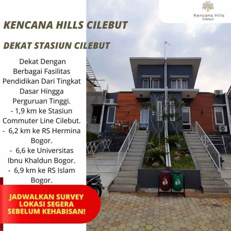 Rumah Minimalis Dekat Stasiun Cilebut Bogor