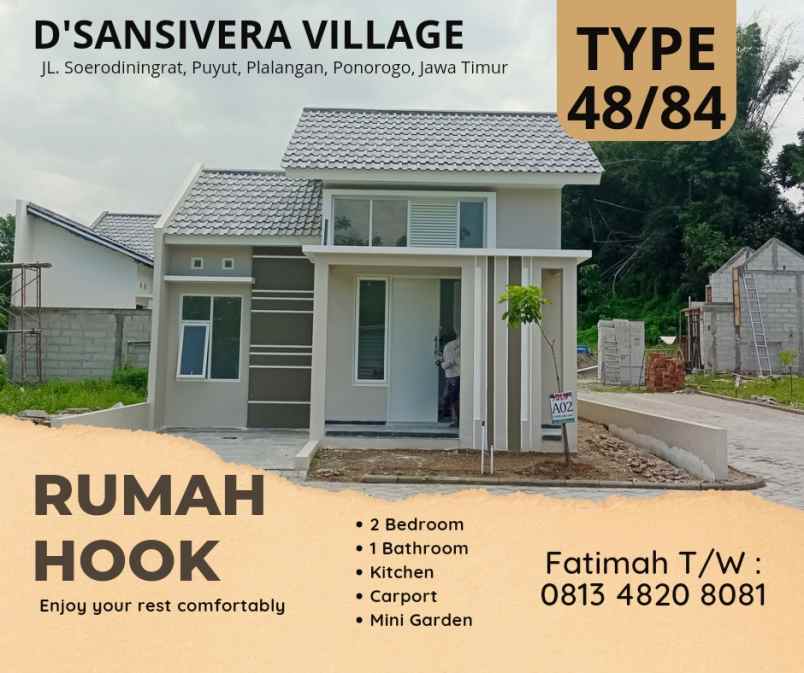 rumah syariah modern minimalis di jenangan ponorogo