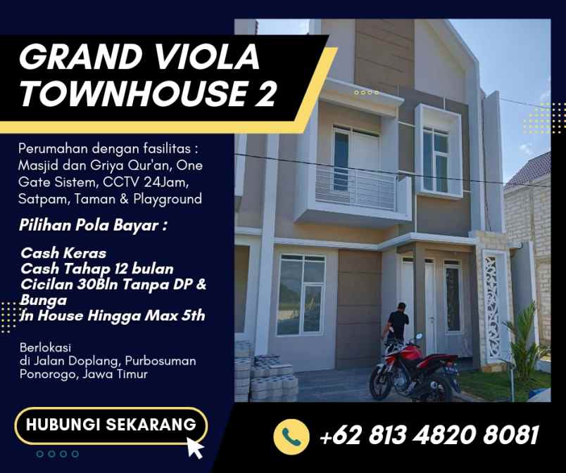 rumah terlaris 2 lantai syariah di ponorogo