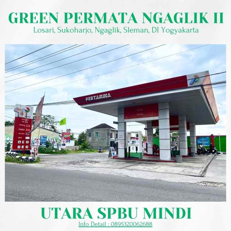 tanah 2 jutaan meter di ngaglik dekat lapangan klidon