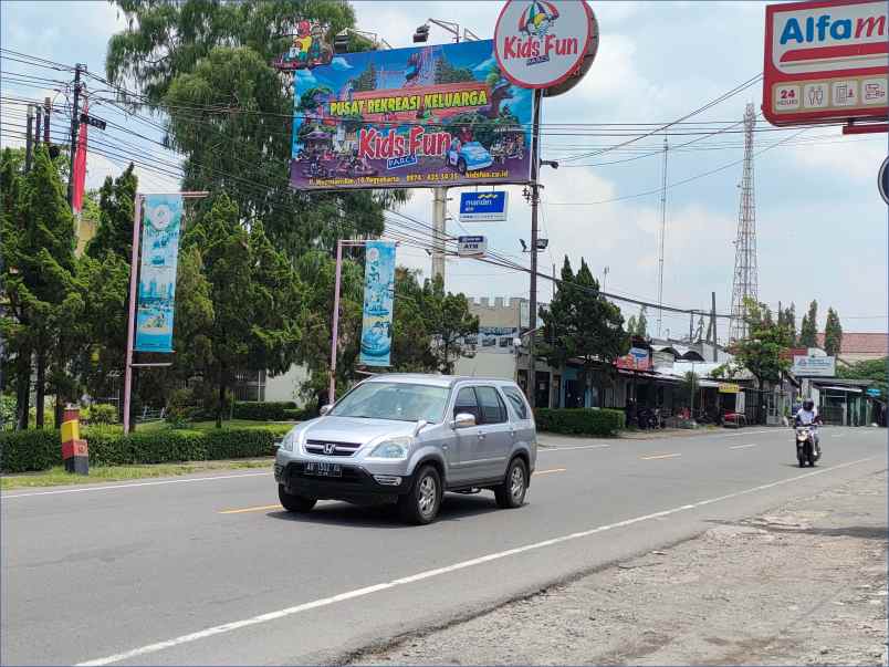 tanah bantul jogja luas 201m2 tepi jalan aspal