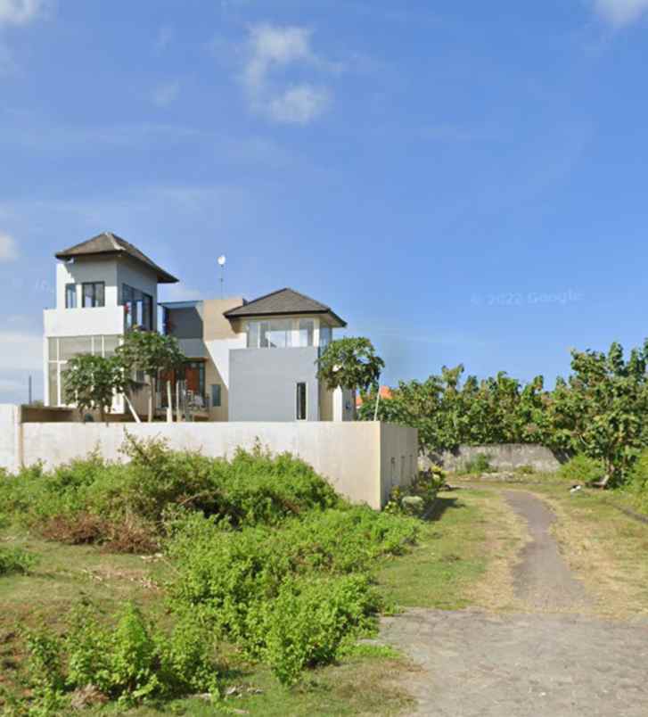 tanah dekat pantai pandawa bali view laut dilantai 2