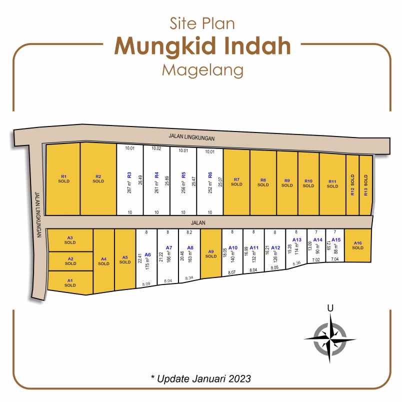 tanah dijual murah magelang 4 menit jl magelang