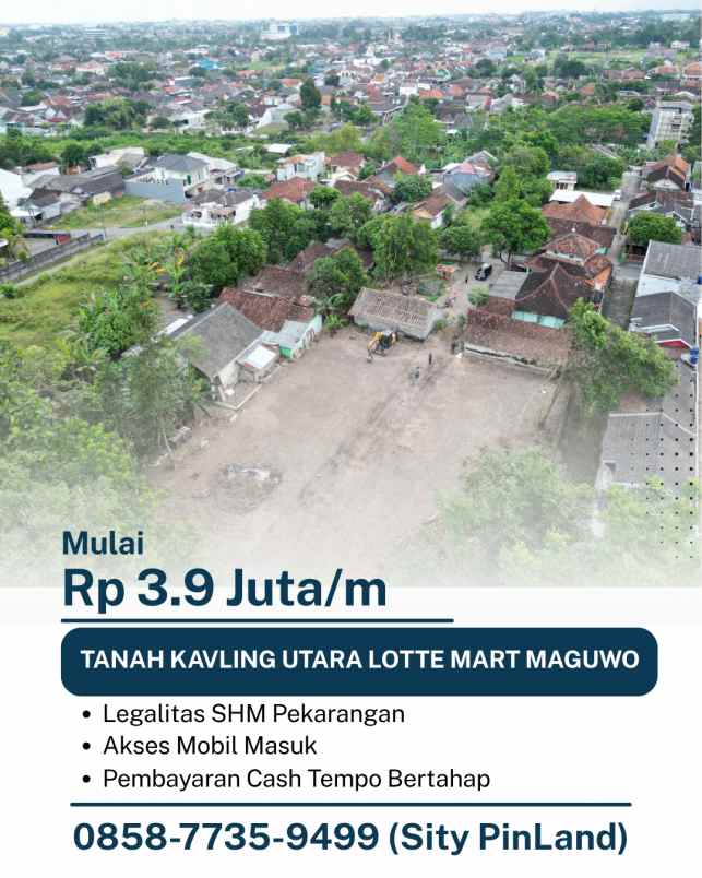 tanah kavling utara lotte mart maguwoharjo