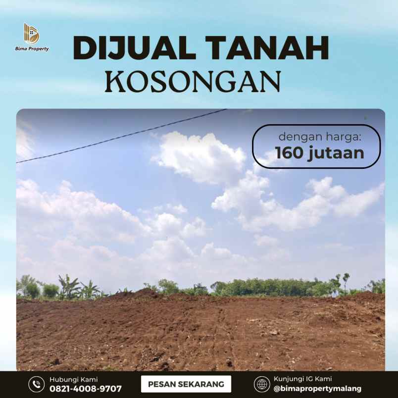 tanah kosongan lokasi strategis harga terjangkau