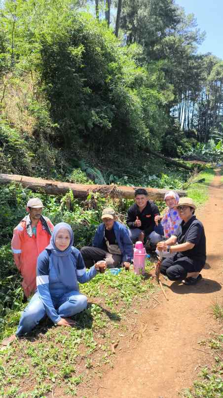 tanah murah 1 jutaan meter free shm di cipanas puncak