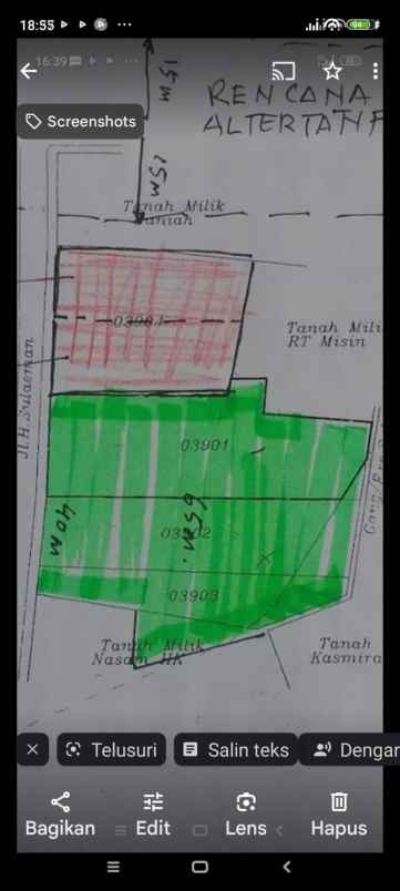 tanah murah 3000 m siap bangun di bedahan depok