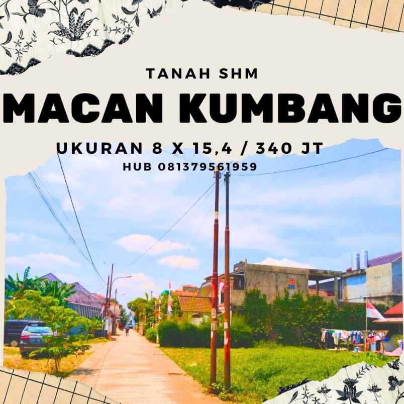 tanah murah lokasi macan kumbang