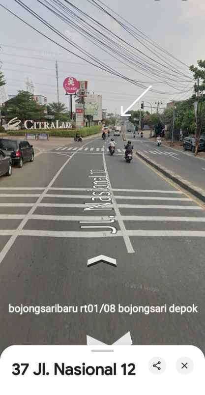 tanah ngantong lokasi strategis