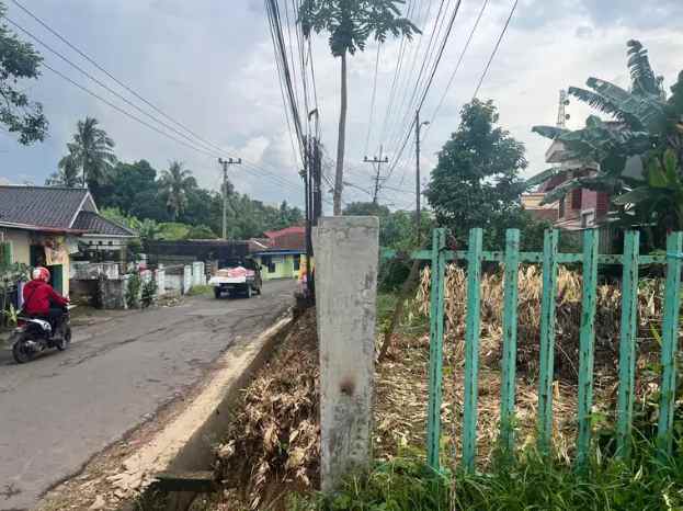 tanah sukatani pinggir jalan kota palembang