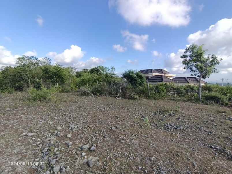 tanah view laut dan bandara di jimbaran bali