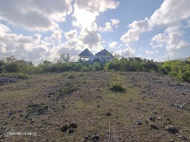 tanah view laut dan bandara di jimbaran bali