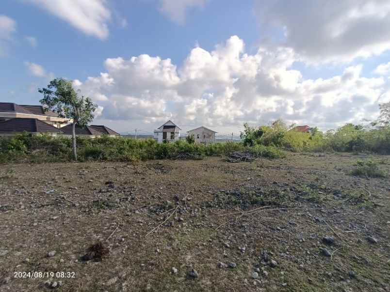 tanah view laut dan bandara di jimbaran bali