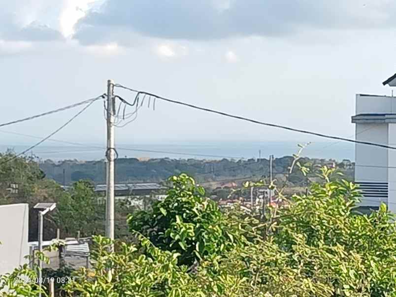 tanah view laut dan bandara di jimbaran bali