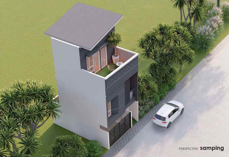 townhouse rumah 3 lantai di lokasi premium bintaro