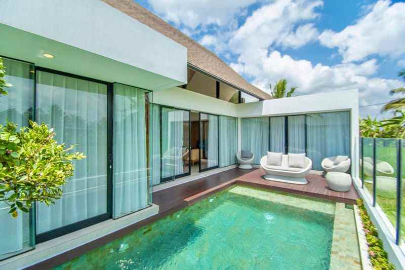 villa baru yt modern minimalis ubud gianyar bali