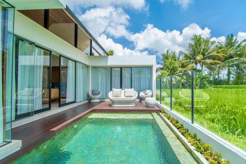 villa baru yt modern minimalis ubud gianyar bali