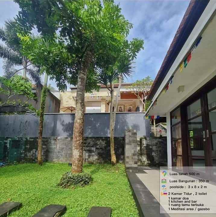 villa murah tanah luas di tabanan bali view sungai