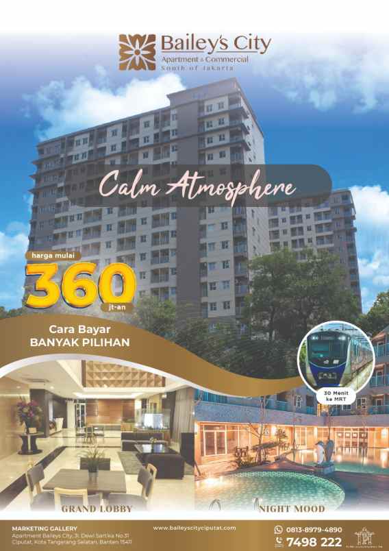 apartemen baileys city calm atmosfer