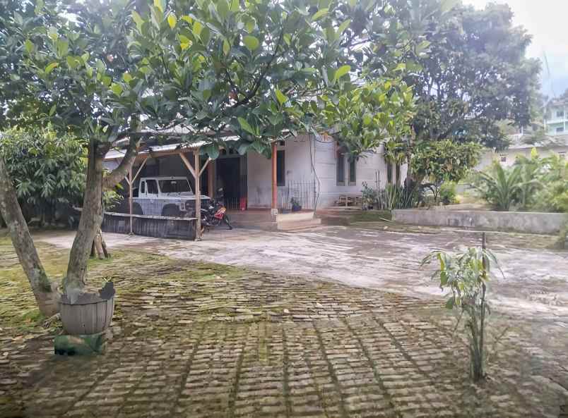 bangunan villa hitung tanah luas di cigombong bogor