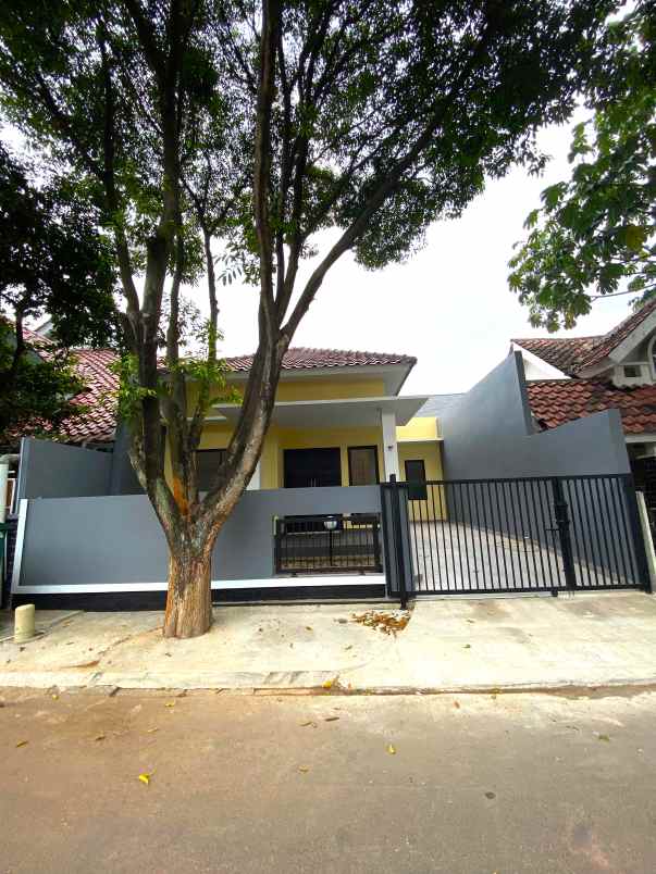 bsd anggrek loka rumah siap huni baru renovasi besar