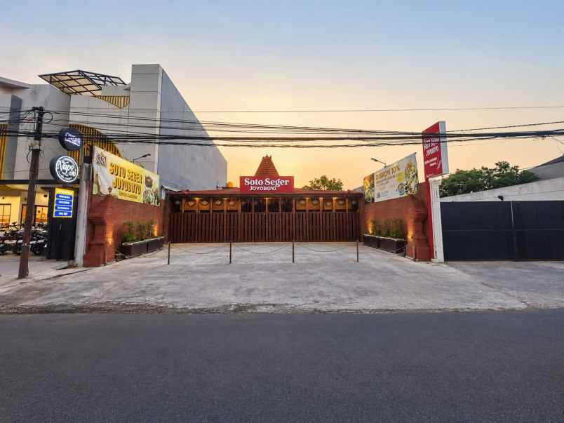 dijual bangunan ex resto jalan medokan asri